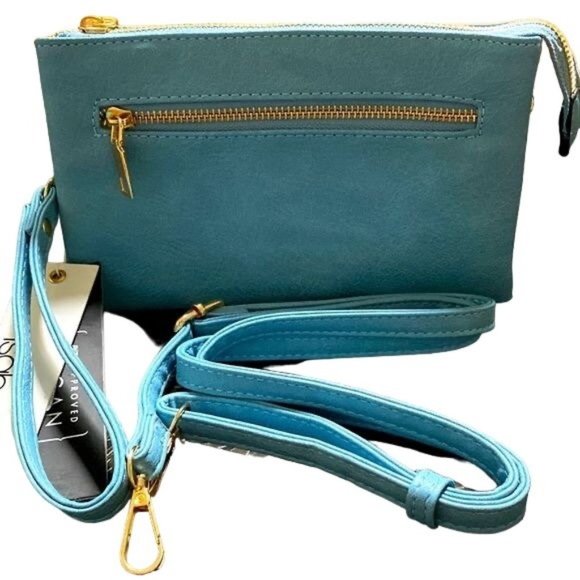 Isabelle Bags Isabelle Peta Approved Sky Blue Crossbody Handbag Vegan Leather Poshmark